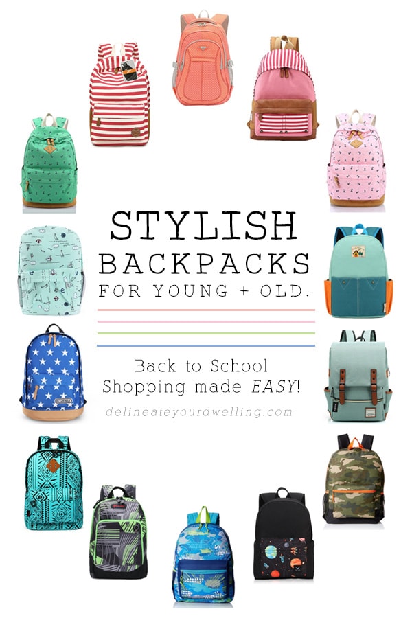 The best Stylish Back to School Backpacks 