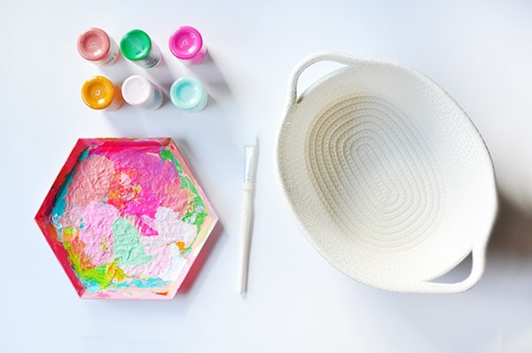 Watercolor Basket supplies