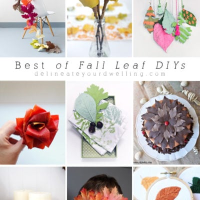 The Best Of Leaf DIYs and crafts for the Fall time! Delineate Your Dwelling