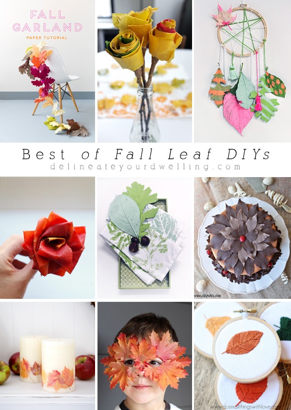 Leaf DIYs and crafts 