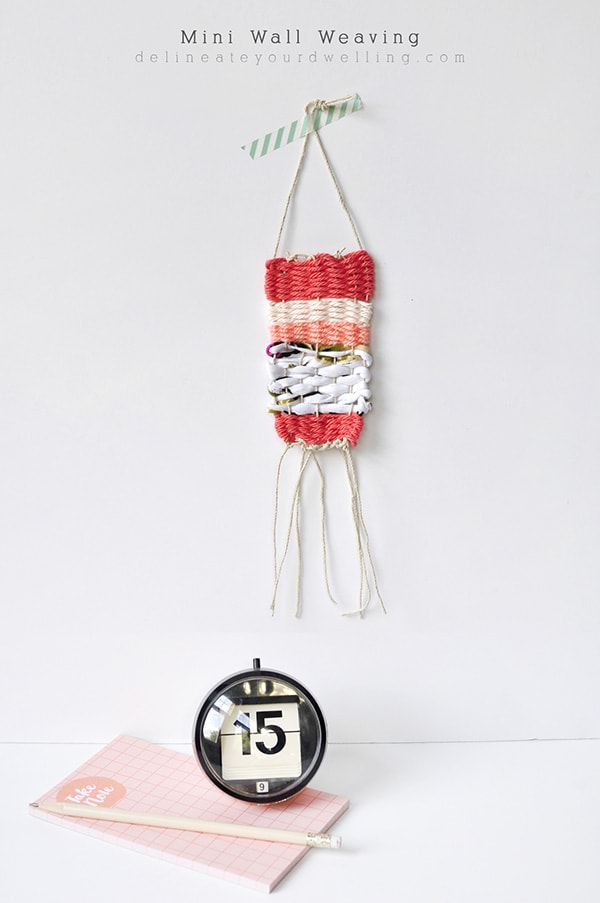 Mini Wall Weaving