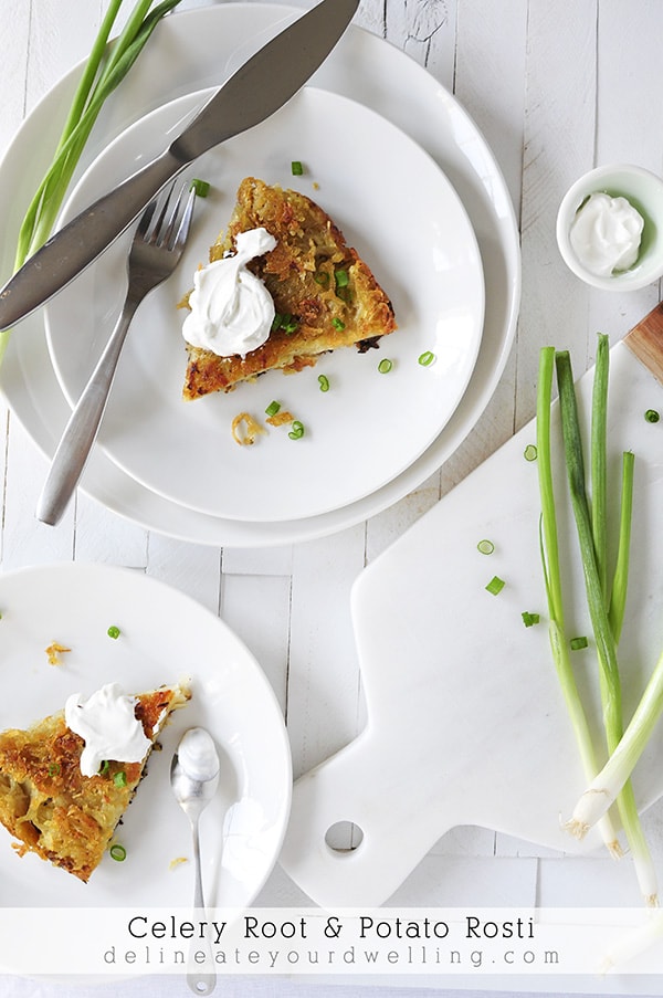 Celery Root and Potato Rosti vegetable recipe