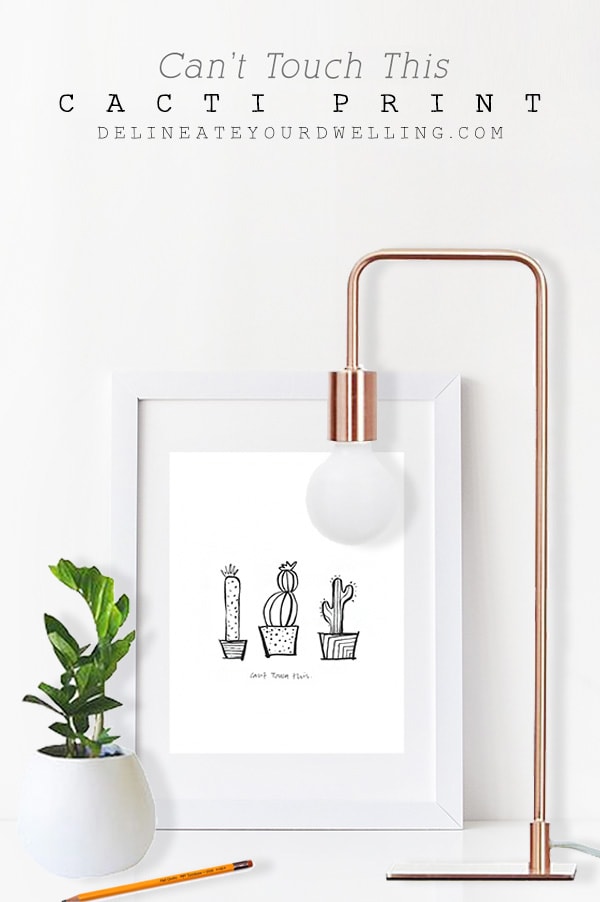 FREE PRINTABLE Cactus Print