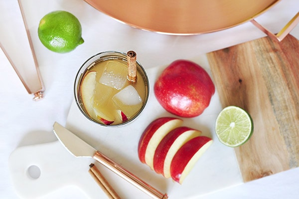 Apple Cider Mule Cocktail ingredients