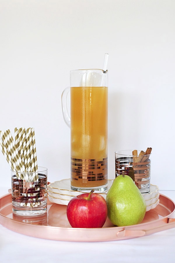 Fall Apple Cider Mule Cocktail