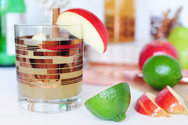 Apple Cider Mule Cocktail glass