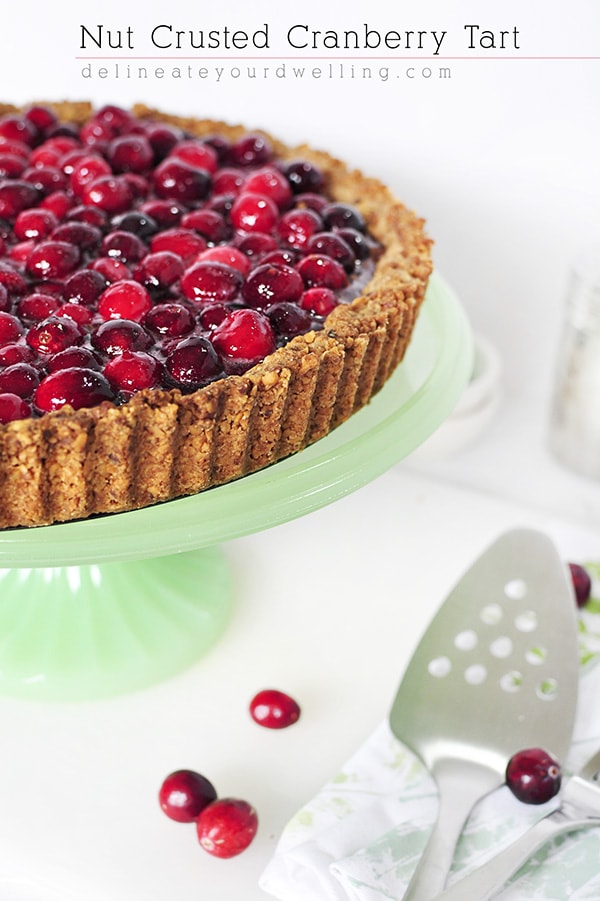 Fall Baking recipe Nut Crusted Cranberry Tart, Delineate Your Dwelling