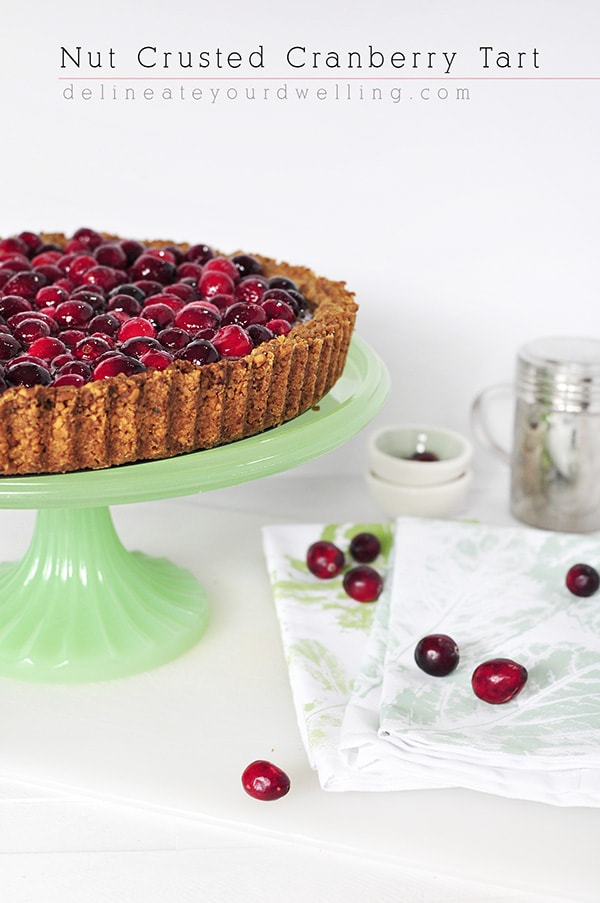 Fall Baking recipe Nut Crusted Cranberry Tart, Delineate Your Dwelling