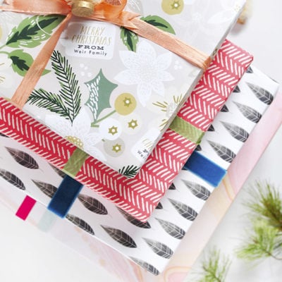 Bringing the Color with Gift Wrap this holiday! Delineate Your Dwelling