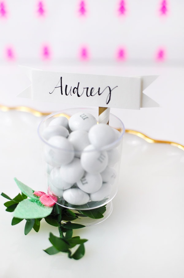 DIY Mini Place card holder, Delineate Your Dwelling