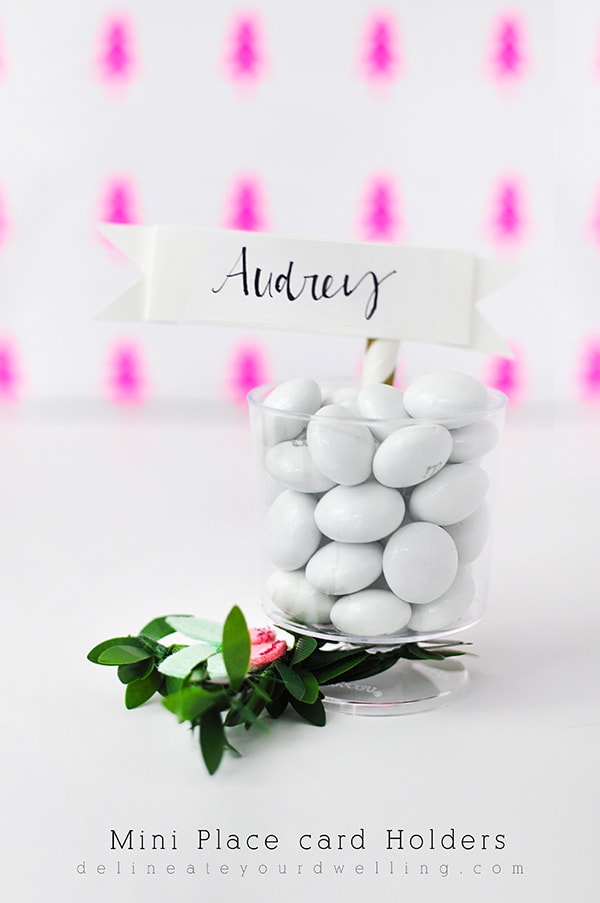 DIY Mini Place card holders, Delineate Your Dwelling