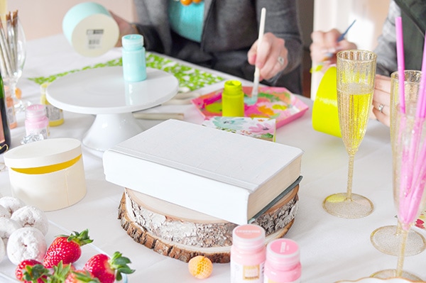 How to host a Craft Party with friends and drinks, Delineate Your Dwelling