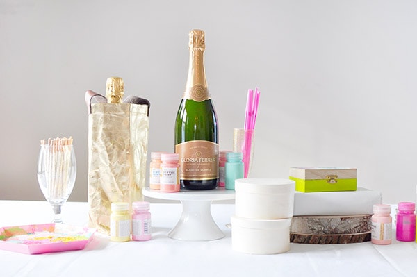 How to host a Craft Party with friends and drinks, Delineate Your Dwelling