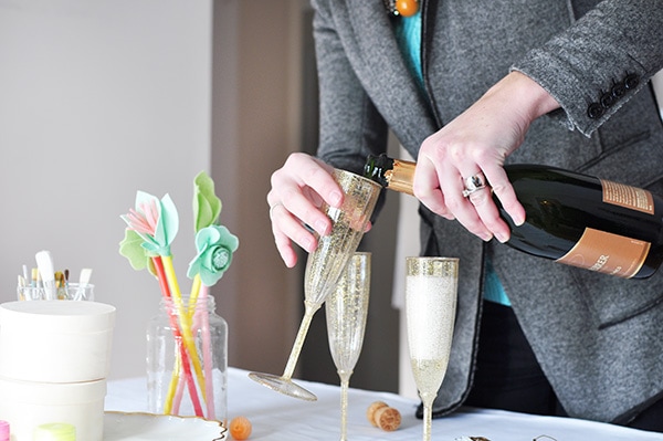 How to host a Craft Party with friends and drinks, Delineate Your Dwelling