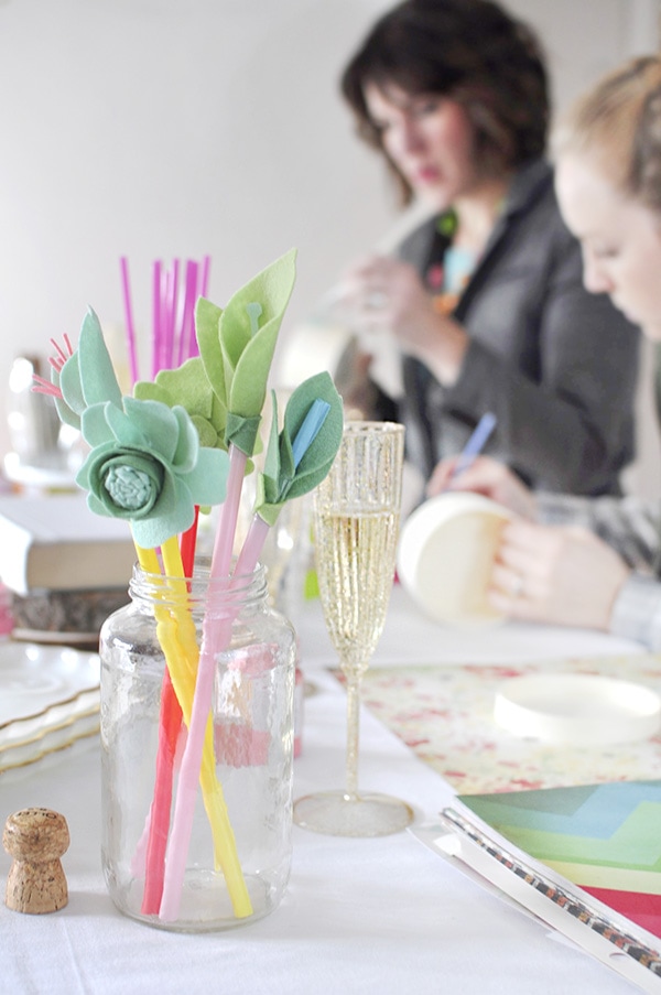 How to host a Craft Party with friends and drinks, Delineate Your Dwelling