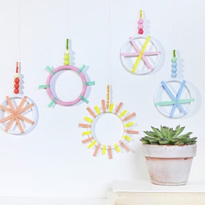 1 DIY Mini Washi Tape Wreaths