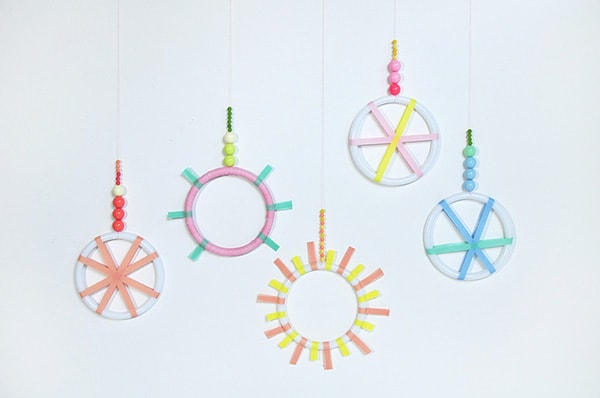 DIY Mini Washi Tape Wreaths 2