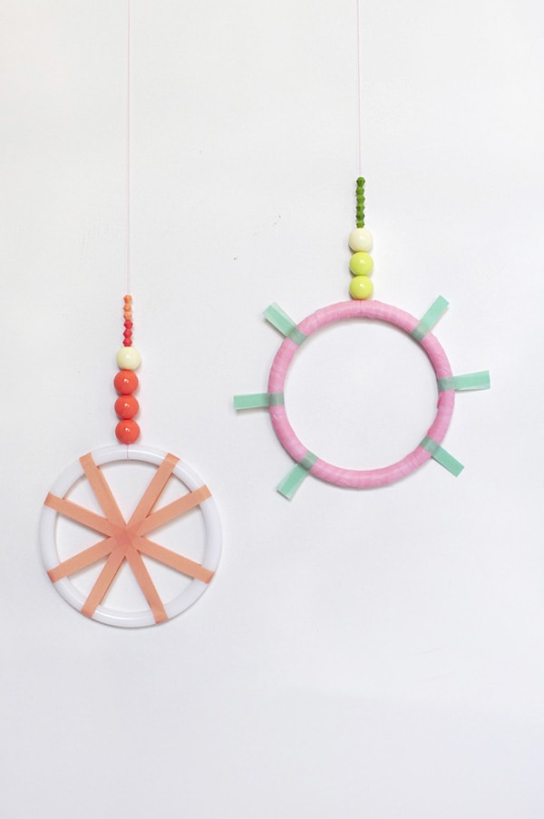 DIY Mini Washi Tape Wreaths, Delineate Your Dwelling