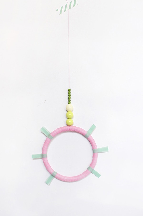 DIY Mini Washi Tape Wreaths, Delineate Your Dwelling