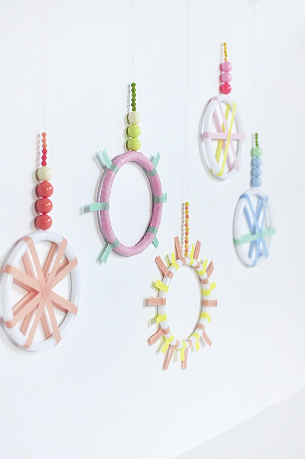 DIY Mini Washi Tape Wreaths, Delineate Your Dwelling