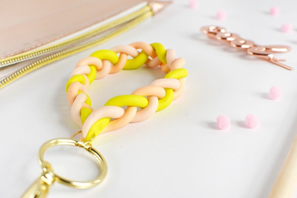 Create a simple DIY Clay Braided Keychain, Delineate Your Dwelling