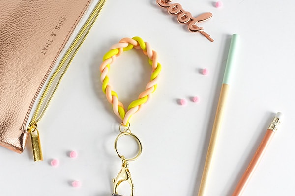 Clay Braided DIY Keychain