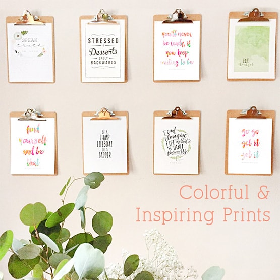 1 Colorful Inspiring Prints