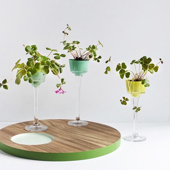 Four Leaf Clover Mini Planters