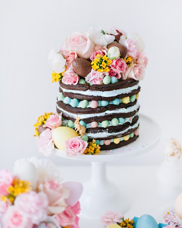 Easter Waffle Cake