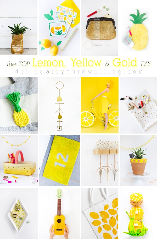 The Top Lemon, Yellow, Gold DIY crafts, Delineate Your Dwelling