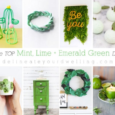 1 Mint, Lime and Emerald Green DIY crafts