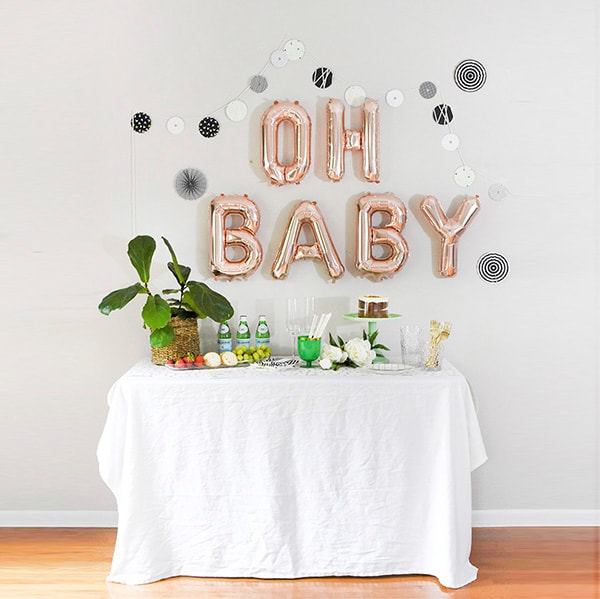 Modern Woodland themed Baby Shower - Delineate Your Dwelling