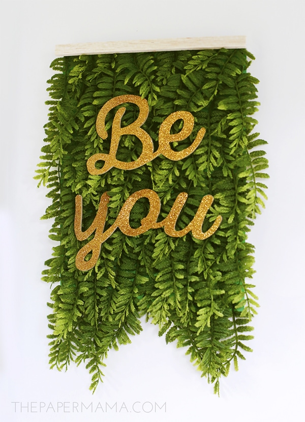 Be You Green Fern Banner