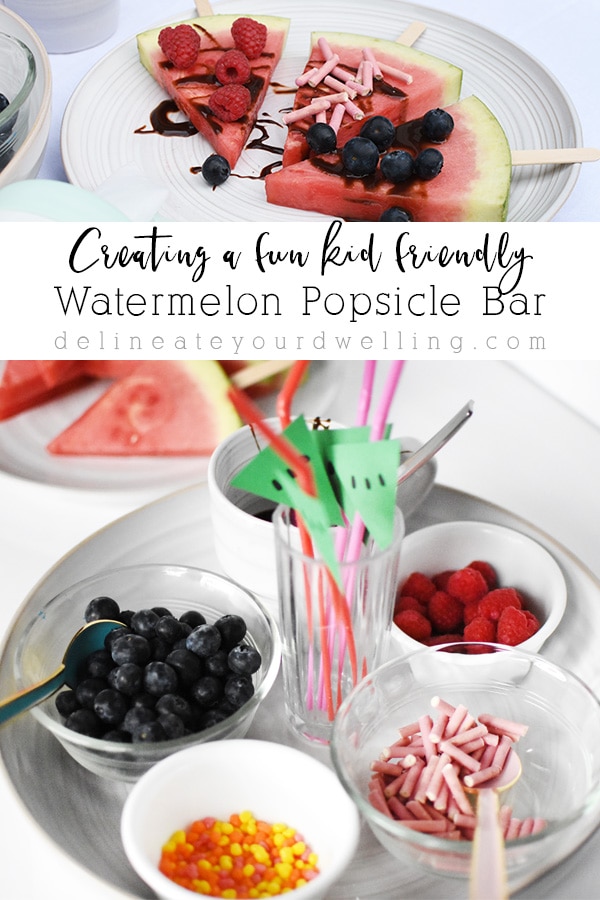 Creating a fun and tasty Kid Friendly Watermelon Popsicle Bar, Delineate Your Dwelling