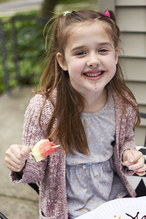 Watermelon Popsicle Bar Eating