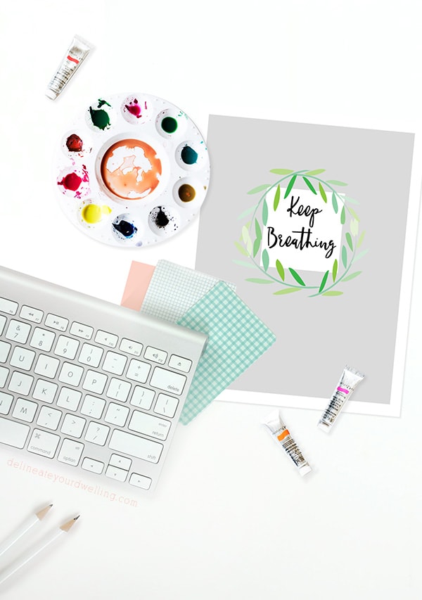 Keep Breathing Free printable