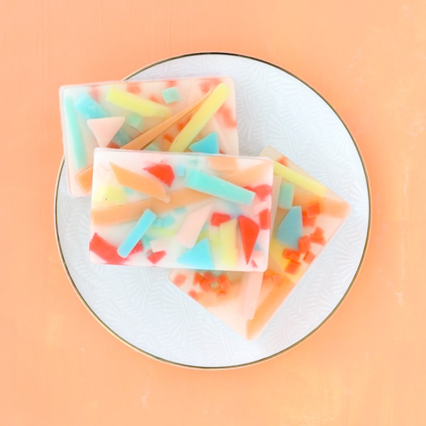 Colorful Abstract Art Soap