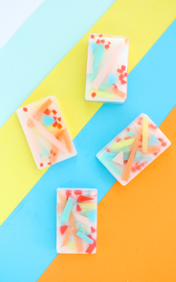 Colorful Abstract Art Soap