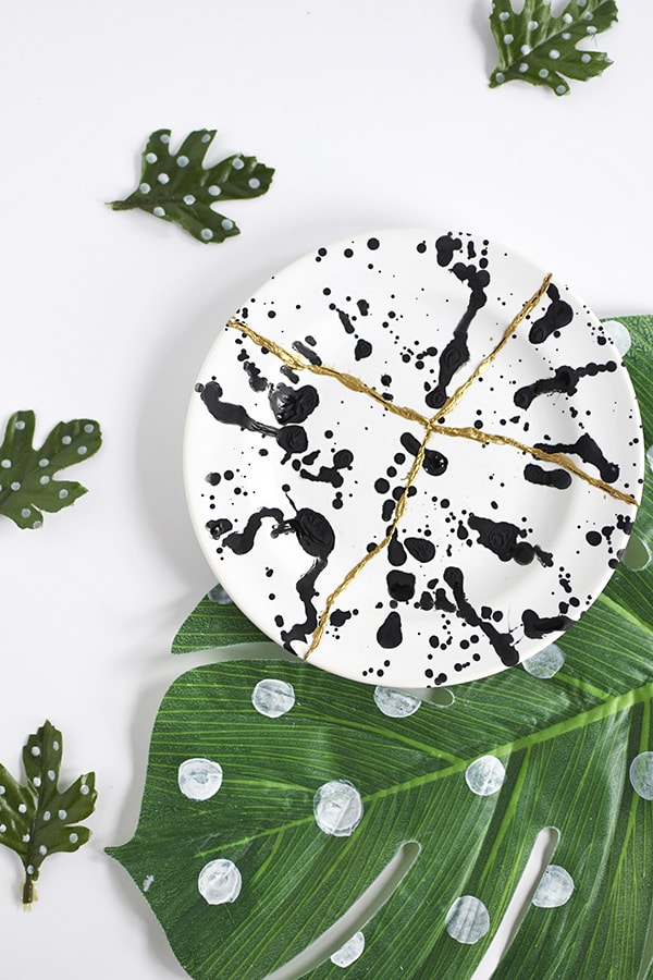 How to create your own Kintsugi Plate, The idea is that the piece becomes more beautiful and valuable because it has been broken and has a history. Delineate Your Dwelling