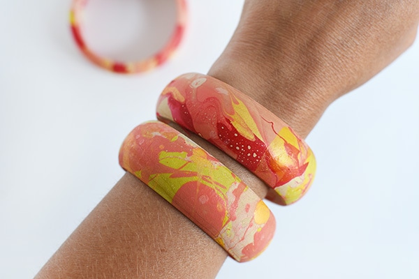 Colorful Marbled Bangles 2