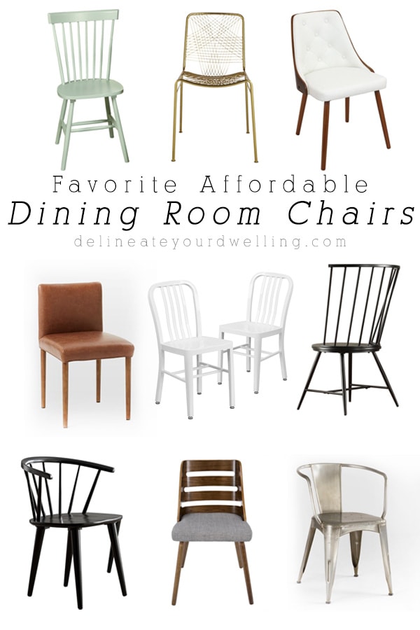 Favorite Affordable and Inexpensive Dining Room Chairs, Delineate Your Dwelling