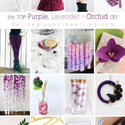 The TOP Purple, Lavender and Orchid DIY crafts, Delineate Your Dwelling