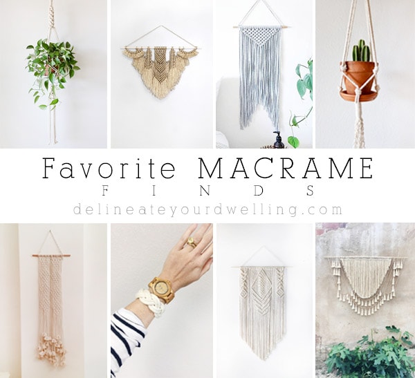 1 Favorite Macrame Finds