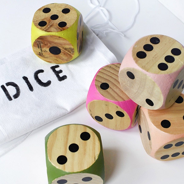 1 Outdoor DIY Colorful Dice