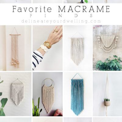 Favorite Macrame Wall Hangings, Finds and Goods! Delineate Your Dwelling