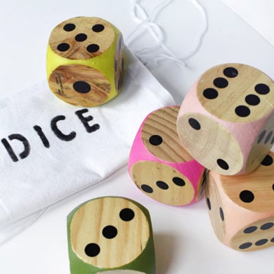 Large DIY Colorful Dice