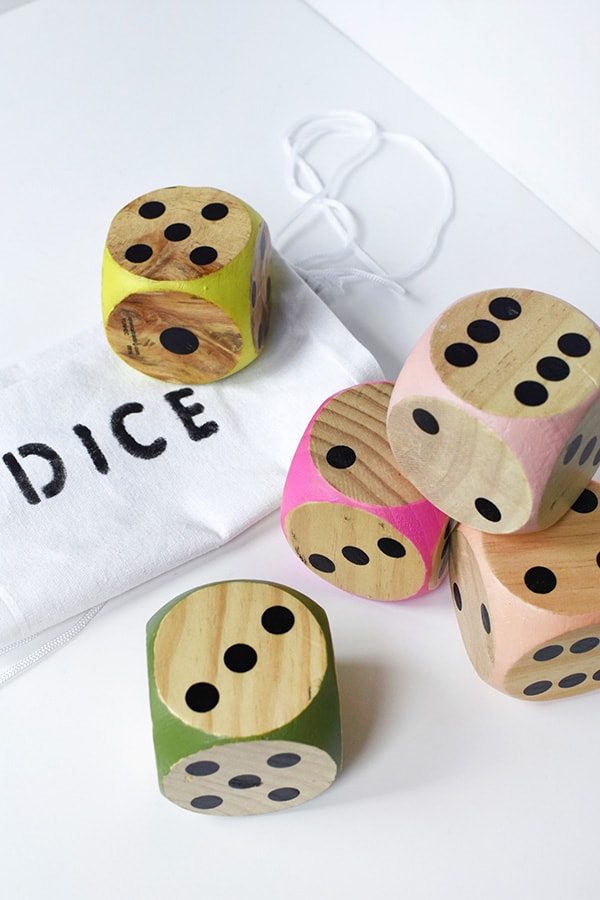 Large DIY Colorful Dice