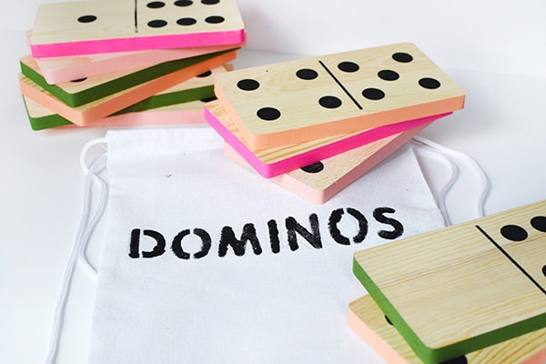 Fun to make, easy to play!! DIY Outdoor Domino game, Delineate Your Dwelling