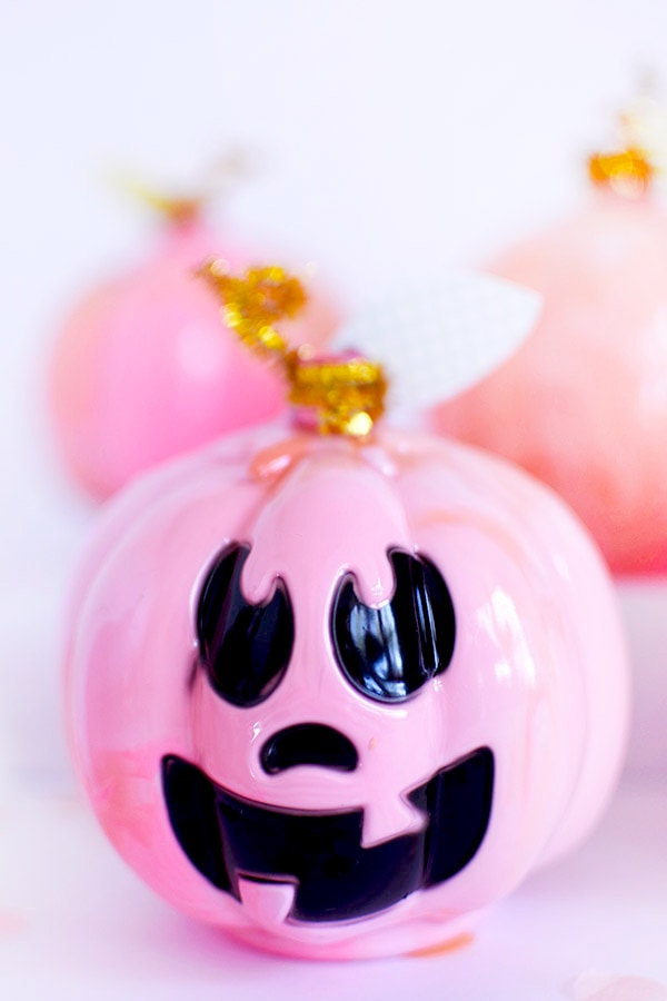 Pink Pumpkin decor