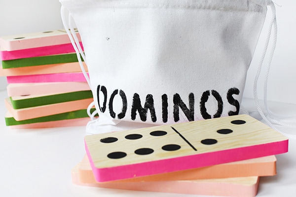 Fun to make, easy to play!! DIY Outdoor Domino game, Delineate Your Dwelling